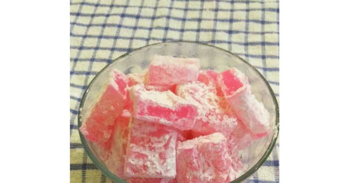 Turkish delight berbagai belahan kudapan lezat turki khas tanah